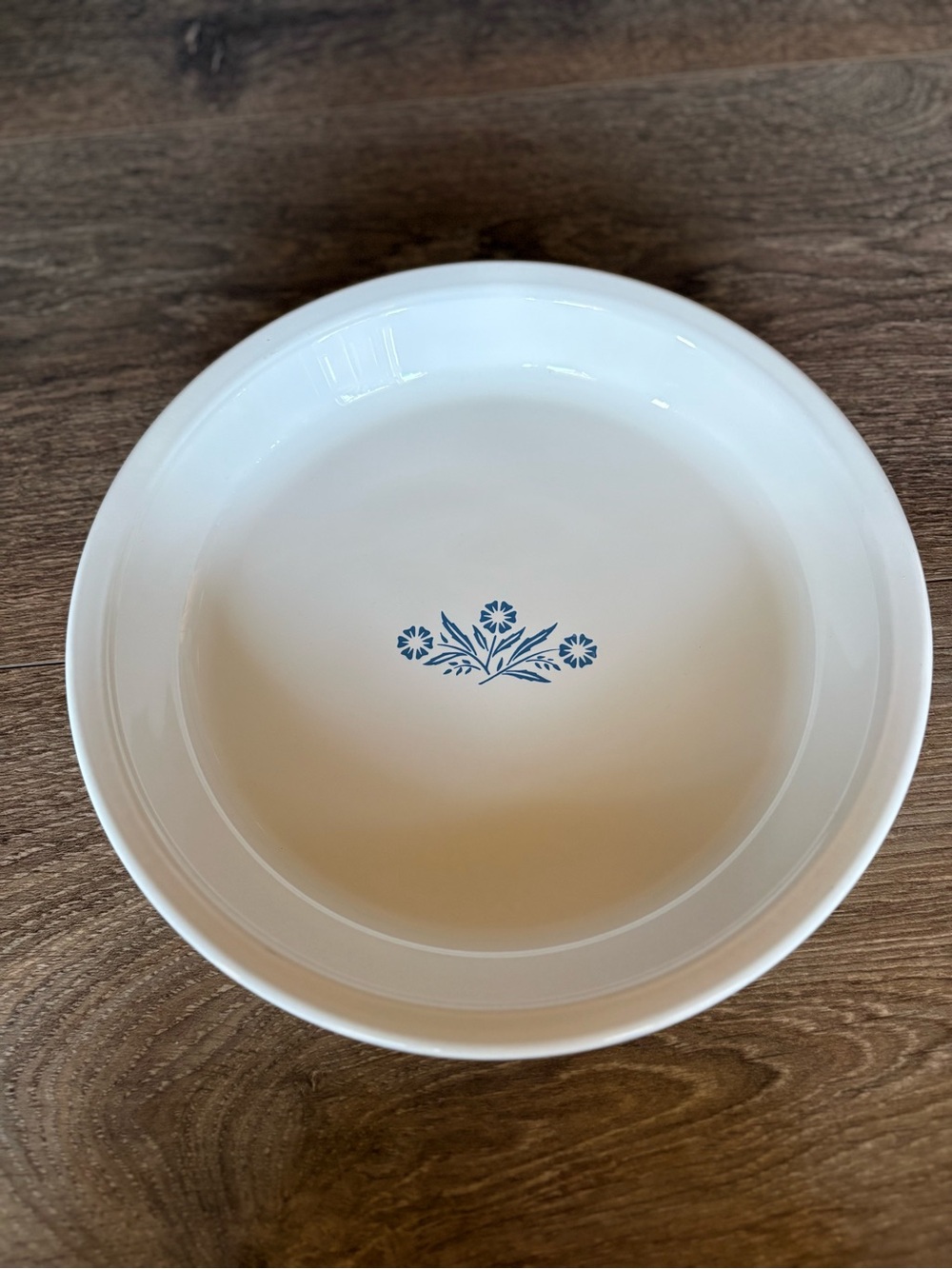 Vintage Corning Ware Blue Cornflower 9" Pie Plate P-309 Bakeware